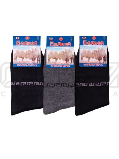 Термо-носки мужские Байвэй №477-3821 (с махрой)