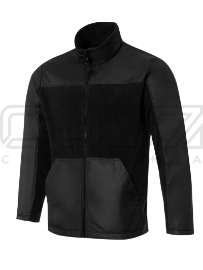 Толстовка Юнион цв.чёрный тк.флис-дюспо 1