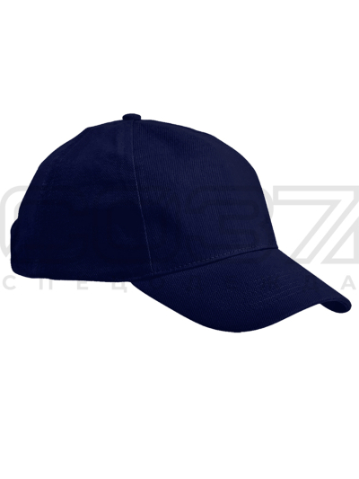 Бейсболка Челси цв.тёмно-синий тк.полувелюр